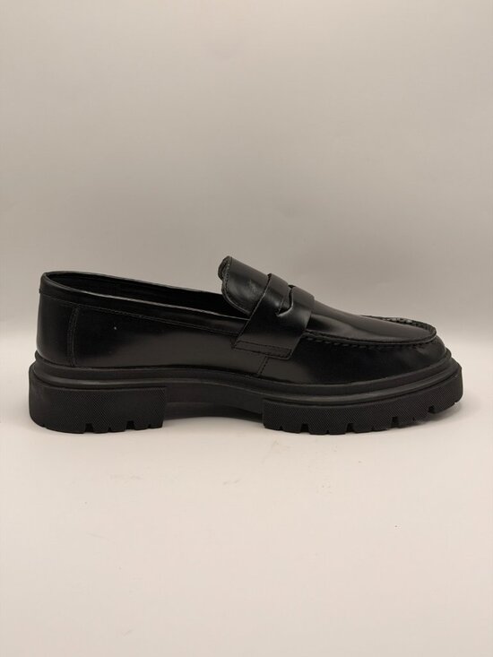 Steve Madden Men\'s Zeb Black Leather Penny Loafer Sz 7 main image 9